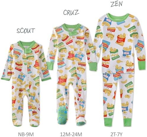 Butterblu Scout Sleep & Play 100% Organic Cotton Footed Zip Front PJs | GOTS - Image 5