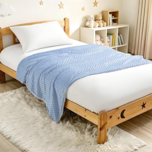 CREVENT Cozy Soft Warm Sherpa Toddler Throw Blanket - Image 2