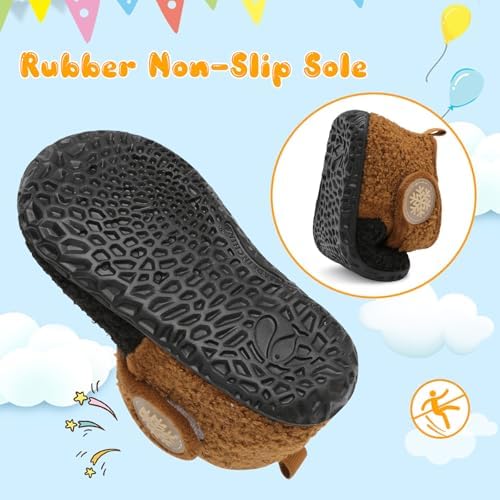 FEETCITY Baby Booties Girls Boys Infant Slippers First Walkers Shoes Warm Socks - Image 7