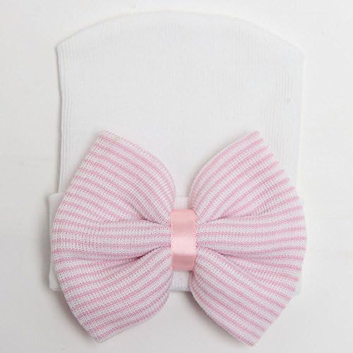 DRESHOW BQUBO 4 Pack Newborn Hospital Hat Infant Baby Hat Cap - Image 7