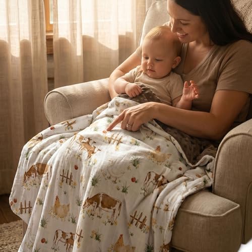 GLLQUEN BABY Muslin Baby Blankets - Image 2