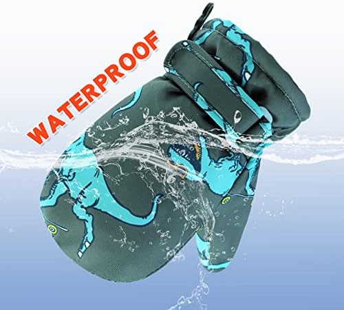 BAVST Toddler Waterproof Mittens Fleece Lined Baby Boys Girls Winter Warm Glove - Image 3