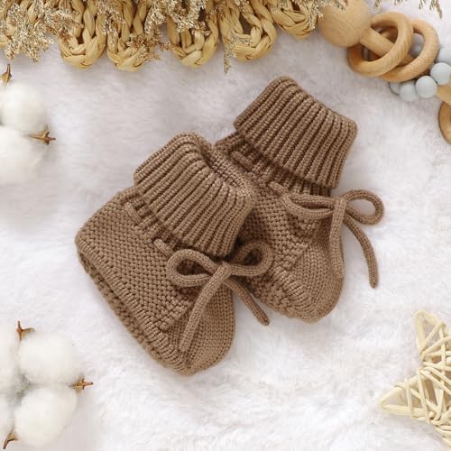 mimixiong Baby Booties Newborn Warm Infant Sock Baby Shoes - Image 5