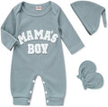 GRNSHTS Newborn Baby Boy Romper Coming Home Outfits Letter Print Bodysuit by GRNSHTS