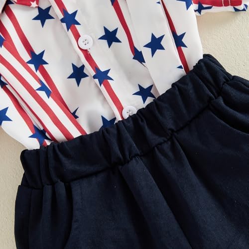 PUHHAPIEY Baby Boy Gentleman Wedding Outfit Dress Romper Suspender Pants | 0 3 - Image 6