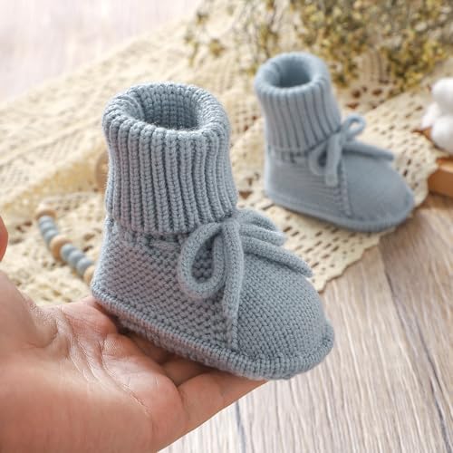 mimixiong Baby Booties Newborn Warm Infant Sock Baby Shoes - Image 3