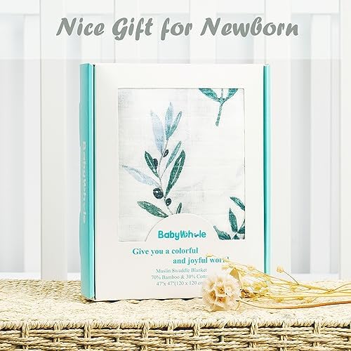 BabyWhale Muslin Swaddle Blanket - Image 2