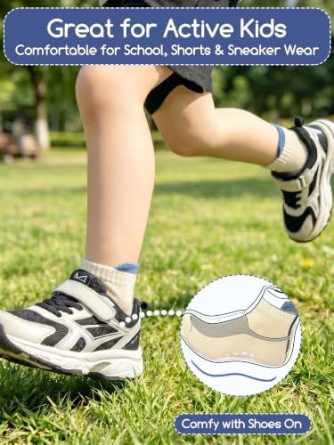 Aroveea Toddler Socks Non Slip Grip Ankle Baby 12 Pack - Image 4