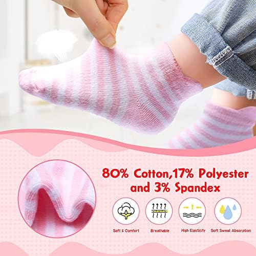 Toddler Non Slip Grip Ankle Socks - Image 5