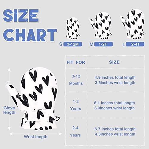 BAVST Toddler Waterproof Mittens Fleece Lined Baby Boys Girls Winter Warm Glove - Image 6