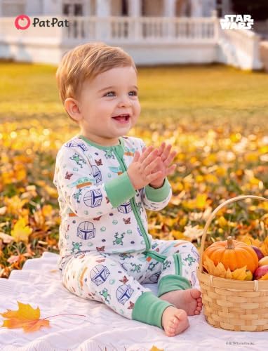 Disney Baby Organic Cotton Zip Footie Clothes Romper Outfit - Image 3