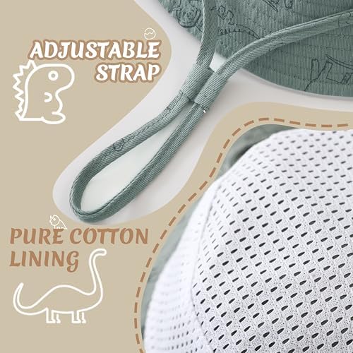Baby Sun Hat UPF 50+ Toddler Bucket Summer Kids Beach Hats - Image 5