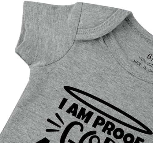 listery I'M Proof That God Answers Prayers Baby Bodysuit Baby Religious Infant - Image 3