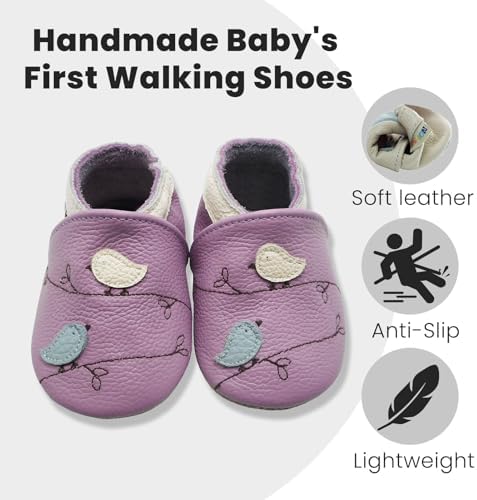 YALION Baby Soft Leather Shoes Suede Sole Infant Toddler First Walking Sports - Image 3