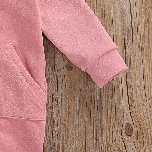 FYBITBO Infant Baby Boys Girls Clothing Zipper Hooded Jumpsuit Romper Long - Image 6