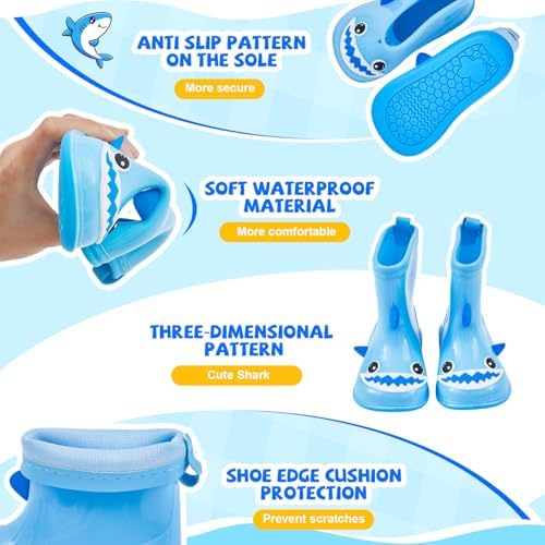 Twistover 2 Pcs Toddler Raincoat Boot Set - Image 3