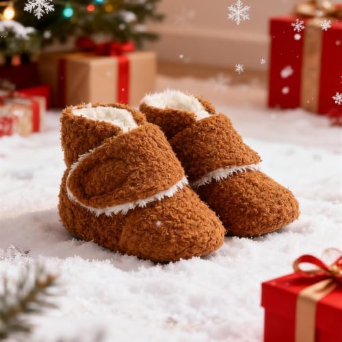 Baby Booties Cozy Fleece Slippers Soft Baby Shoes - Image 6