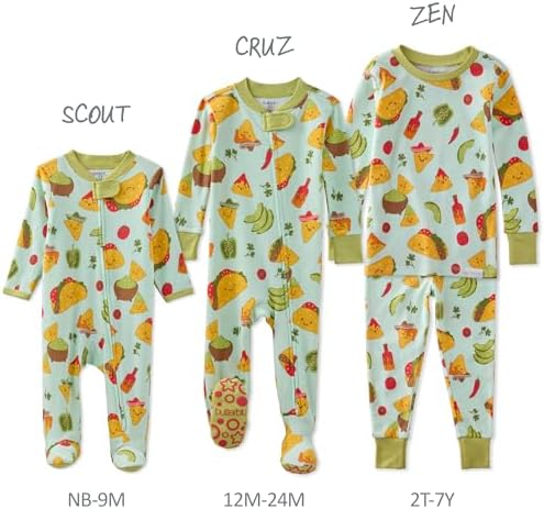 Butterblu Scout Sleep & Play 100% Organic Cotton Footed Zip Front PJs | GOTS - Image 5