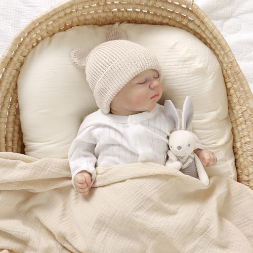 Hadetoto Cotton Baby Beanie Winter Knitted Hat - Image 4