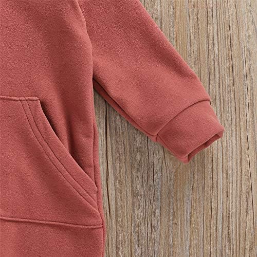 FYBITBO Infant Baby Boys Girls Clothing Zipper Hooded Jumpsuit Romper Long - Image 6