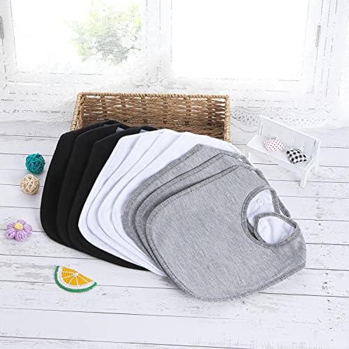 Hakochia Waterproof Baby Bibs Organic Cotton Super Soft and Absorbent - Image 6