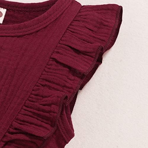 Renotemy Baby Girl Clothes Summer Rompers Cute Outfits Preemie-18 Months | - Image 6
