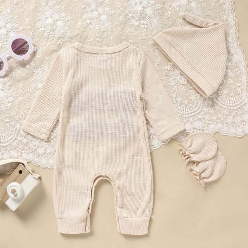 GRNSHTS Newborn Baby Boy Romper Coming Home Outfits Letter Print Bodysuit - Image 3