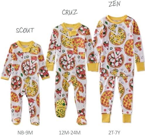 Butterblu Scout Sleep & Play 100% Organic Cotton Footed Zip Front PJs | GOTS - Image 5