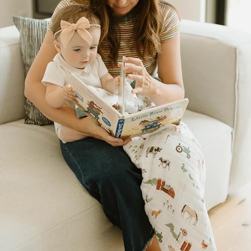 Little Unicorn Newborn Receiving Quilt | Ultra- Soft - Image 5