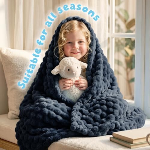 Fleece Baby Blanket for Girls Boys, Soft Cozy Cute Infant Toddler Receiving - Image 2