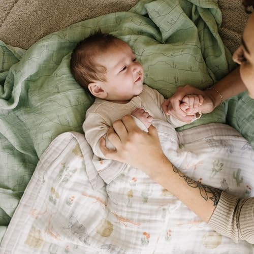Little Unicorn Newborn Receiving Quilt | Ultra- Soft - Image 6