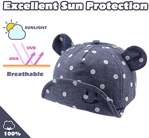 JANGANNSA Baby Duck Cap Infant Kids Sun Hat Bear Cute Cartoon Caps Spring Summer - Image 4