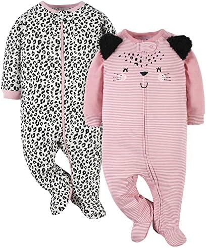 Gerber Baby Girls 2-Pack Sleep ‘N Play - Image 7