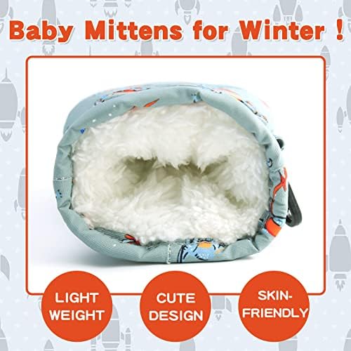 BAVST Toddler Waterproof Mittens Fleece Lined Baby Boys Girls Winter Warm Glove - Image 2