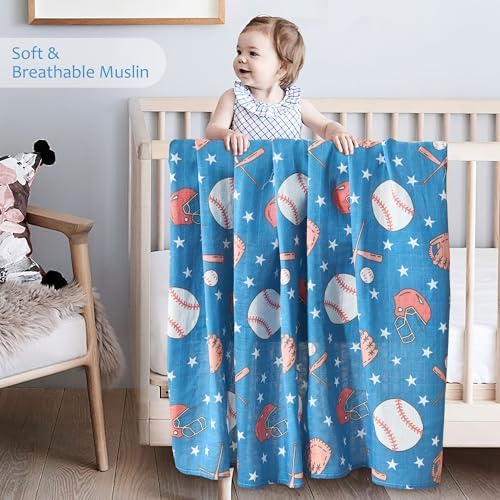 Baby Swaddle Blankets, Bamboo Muslin Receiving Blanket | 1-Pack, Lightweight & - Image 2