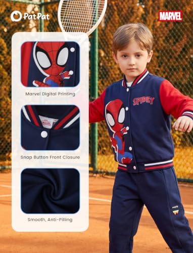 Disney Bomber Jacket Spider Man Marvel Toy Story Cars Varsity Cardigan2-13Y - Image 6