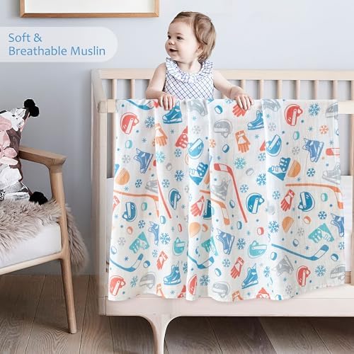 Baby Swaddle Blankets, Bamboo Muslin Receiving Blanket | 1-Pack, Lightweight & - Image 2
