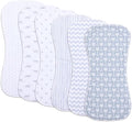 6 Pack Cotton Baby Burp Cloths Extra Absorbent Soft by Gelisite