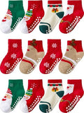 Aroveea Toddler Socks Non Slip Grip Ankle Baby 12 Pack by Aroveea