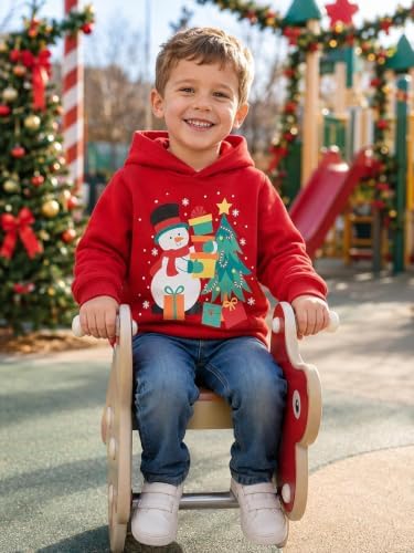 RETSUGO Baby Boys Dinosaurs Hoodie Boy Girls Truck Pullover - Image 4