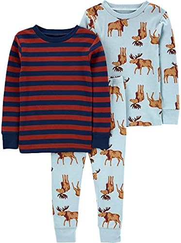 Simple Joys by Carter's Baby 3-Piece Snug-fit Cotton Holiday Pajama Set by SimpleJoysbyCarters