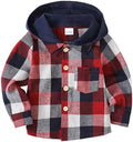 Toddler Baby Boy Long Sleeve Shirt Flannel Buffalo Plaid Shirts Button Down by KimiBear