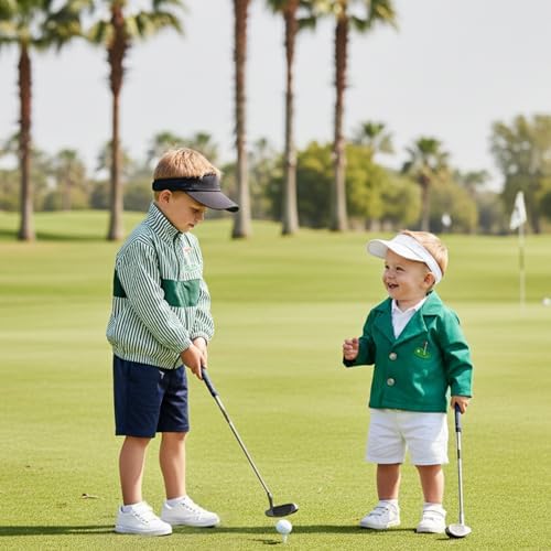 Baby Boy Jacket Toddler Golf Clothes Long Sleeve Lapel Button Down Top Infant - Image 3