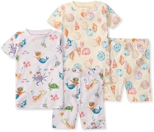Burt's Bees Baby Unisex Organic Cotton Short Sleeve & Shorts PJ Set, 2-PC | by BurtsBeesBaby