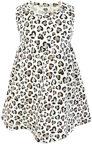 Hudson Baby Infant and Toddler Girls Cotton Dress and Cardigan Set - Image 4