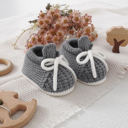 LAWKUL Baby Booties Knit Newborn Shoes - Image 6