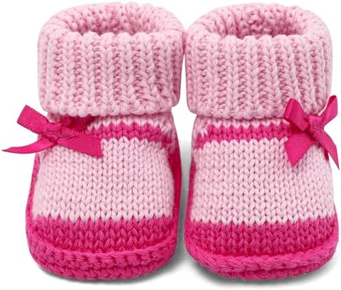 Newborn Knit Booties Soft Baby Sock Boots - Image 3