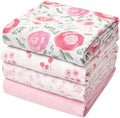 david's kids 4 Pack Baby Muslin Swaddle Blankets, 100% Cotton and Ultra Soft by davidskids