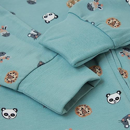 Hanes Baby Pure Comfort Organic Long Sleeve Footless Sleep N' Play, Infant - Image 4