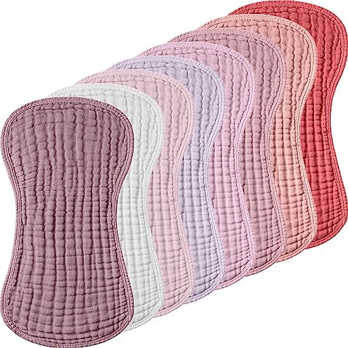 Frienda 8-Pack Muslin Burp Cloths by Frienda